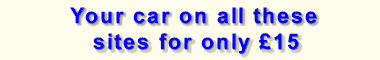 Selling cars fast - get your car inclued on Fish4Cars Cardata Auto-User Froogle and many more for only �10